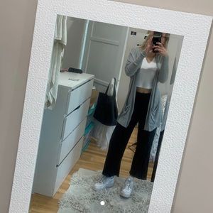 Long Gray Cardigan